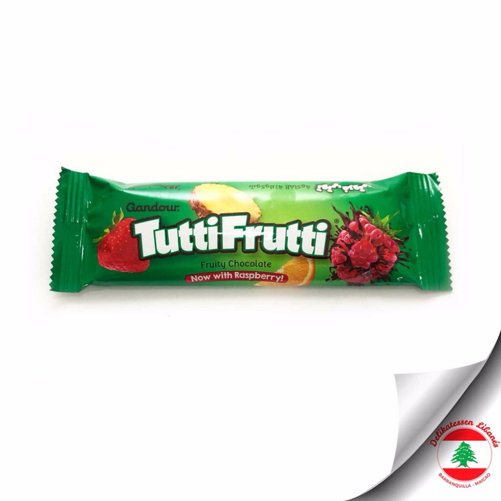 Gandour Tuttifrutti Fruity Chocolate 29 G