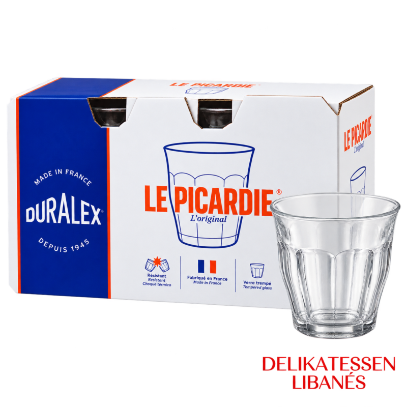 Vasos de Té Duralex Le Picardie x 6 – 9 cl
