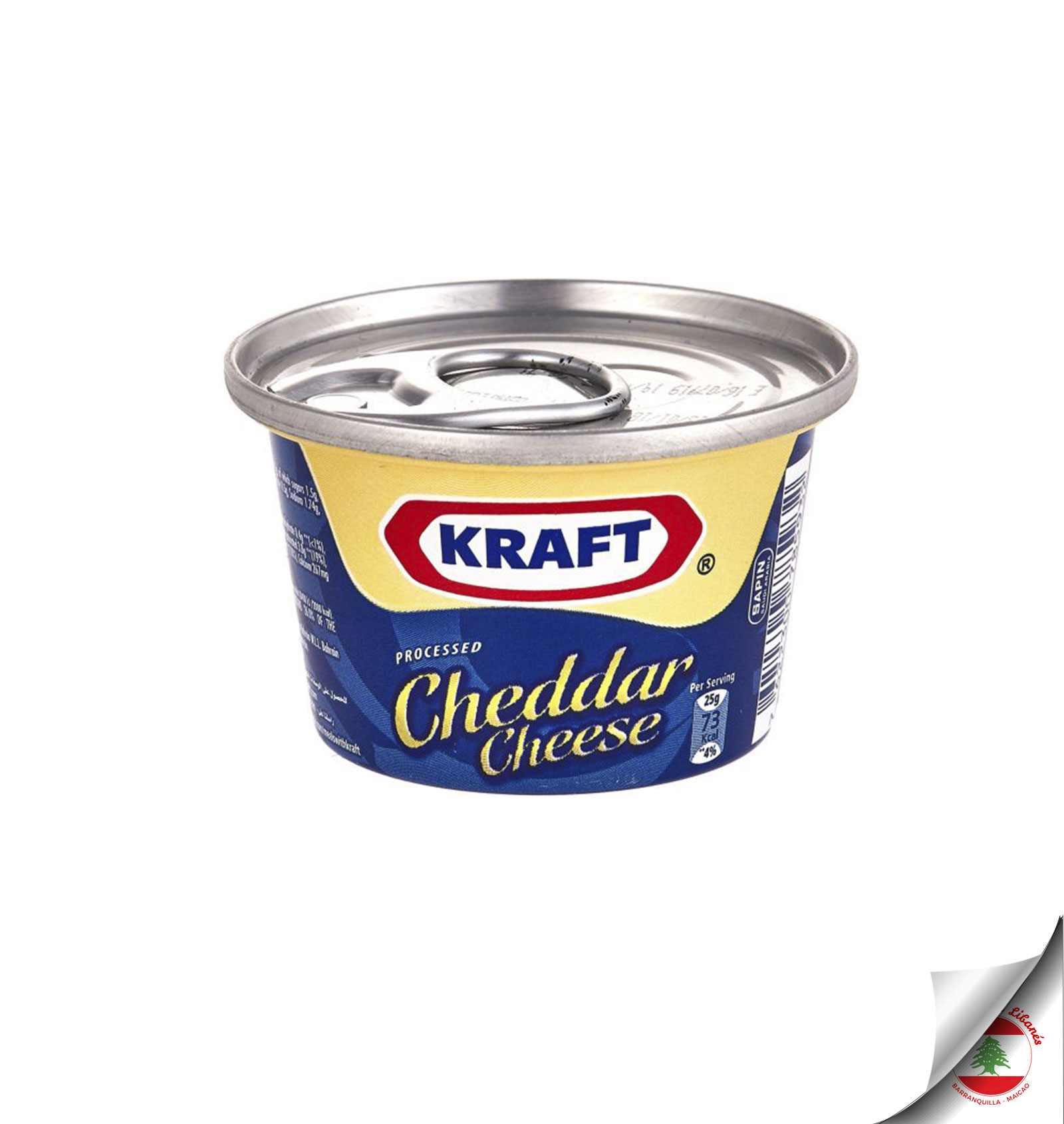 Kraft Cheddar Cheese 190 G Delikatessen Libanés 