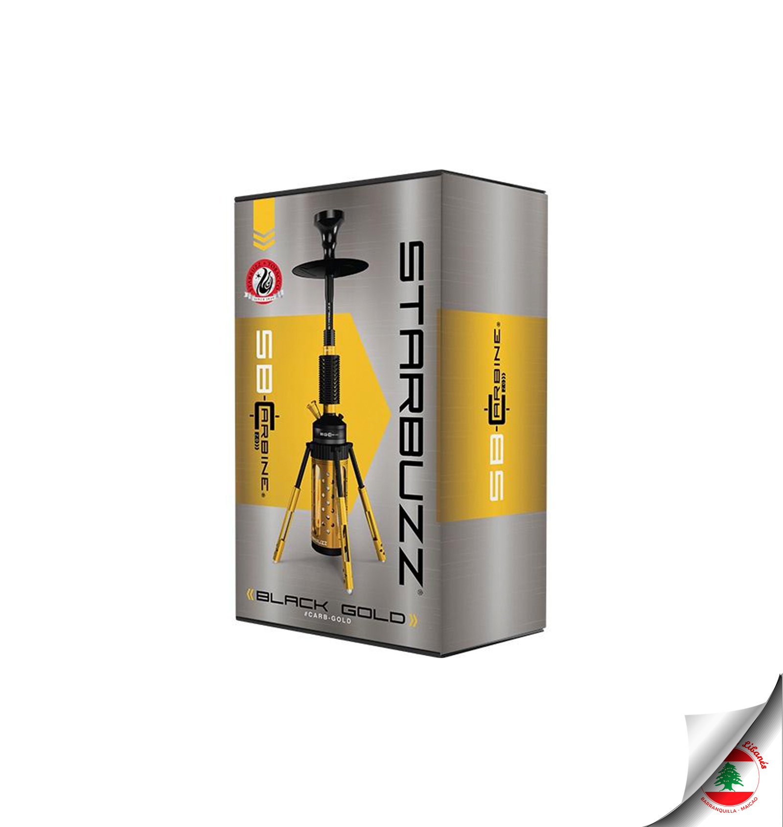 Narguile Starbuzz Carbine 2.0 Black Gold - Imagen 2
