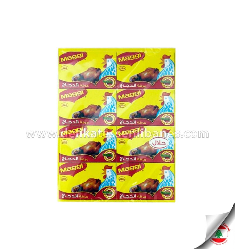 Maggi Chicken Stock Halal 24 Paq x 2 tabletas 480 g (2 x 1)