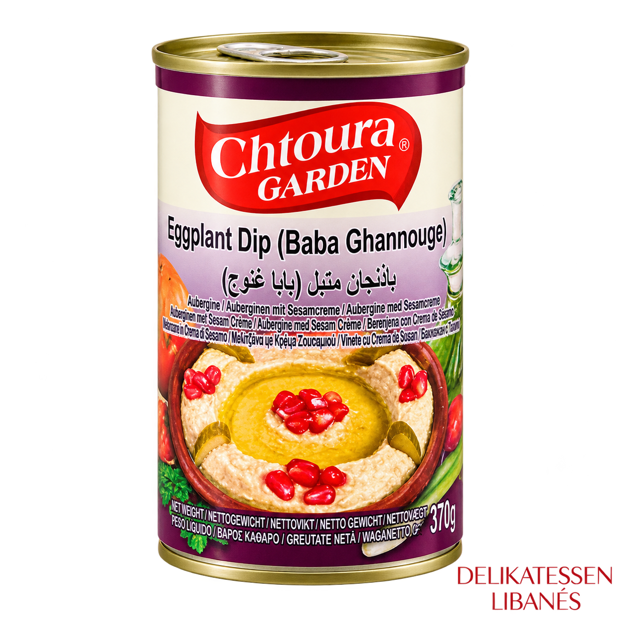 Tahine con Berenjena" (Bābā ġanūsh) 370g