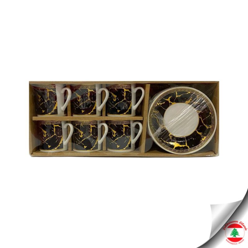 Pocillos para Café con Plato 6 pz