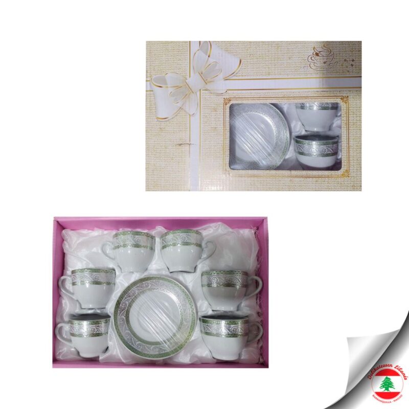 Pocillos para Café con Plato 6 pz