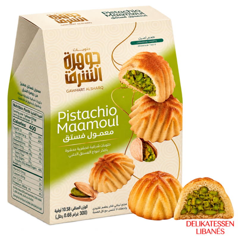 Maamoul Pistachio Jawhart Alsharq 330g