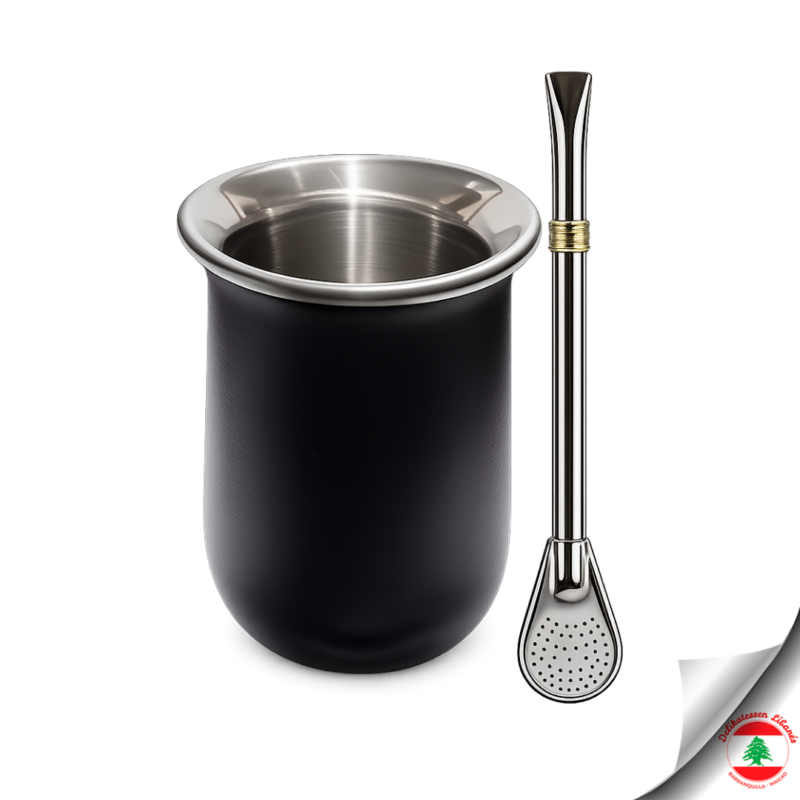 Vaso para Yerba Mate con Bombilla