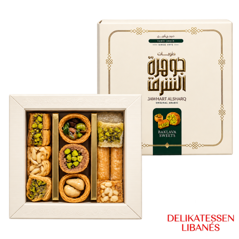 Caja de Baklawa Jawhart Alsharq 100 g